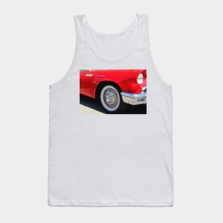 Red Ford Thunderbird - Classic Hot Rod Tank Top